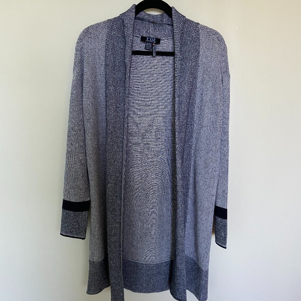 Long Navy Cardigan by French Dressing Jeans